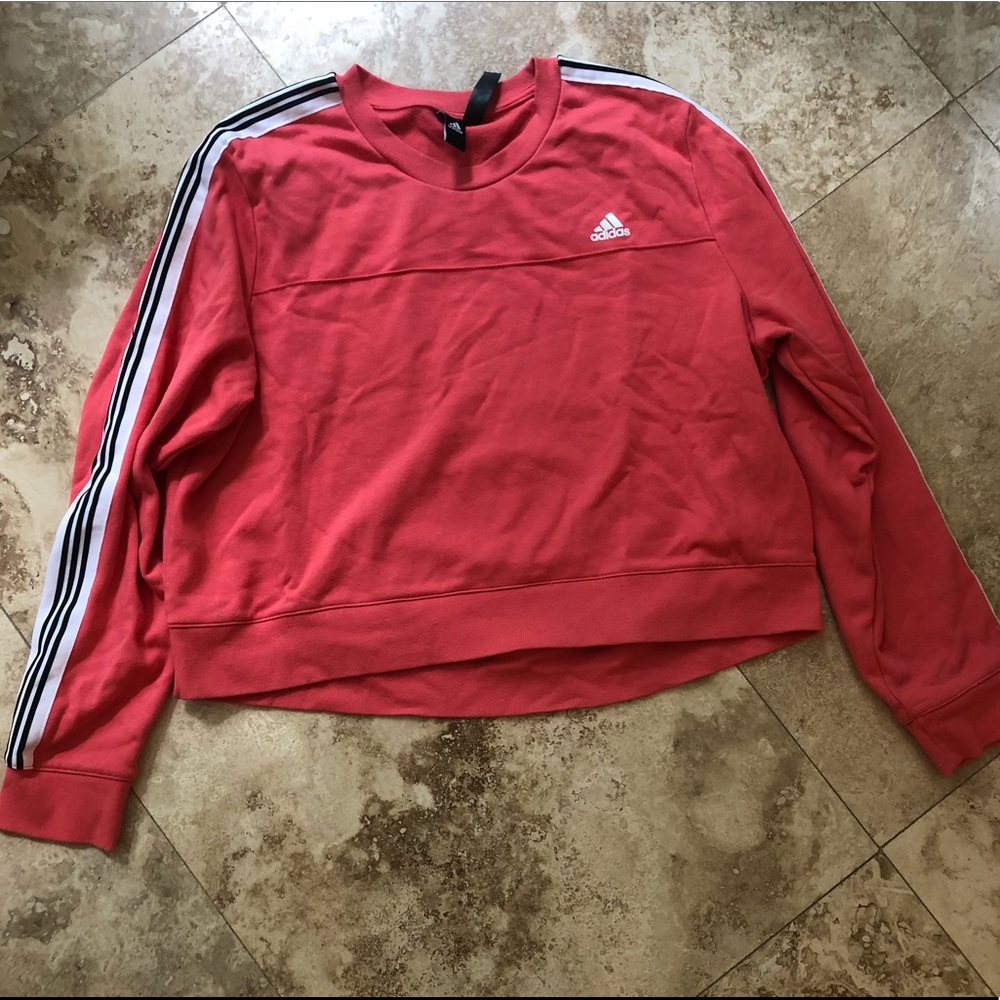 Adidas cropped light sweatshirt XL